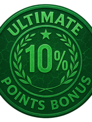Ultimate Points Bonus Badge – 10% Lifetime Points Bonus